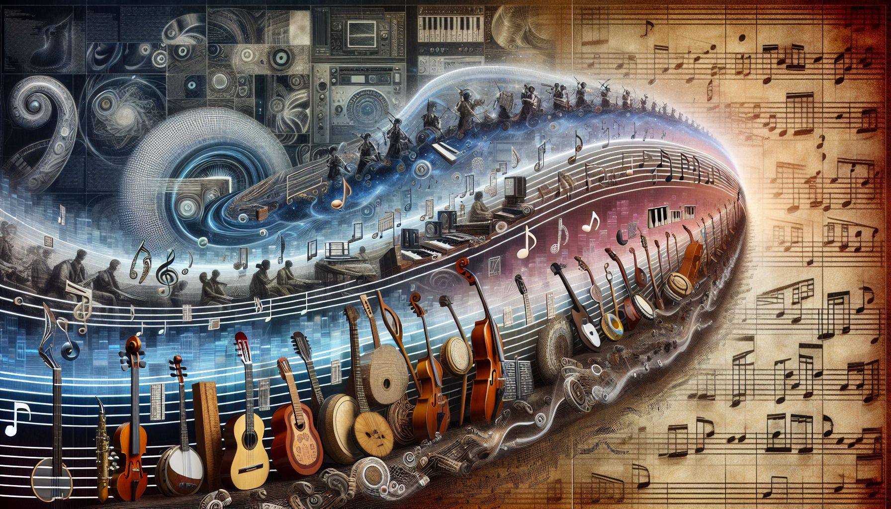 Harmonies of Progress: Tracing Music’s Cultural Currents and Technological Tides